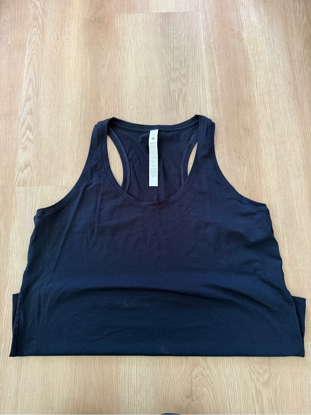 lululemon navy blue love tank top size 14
